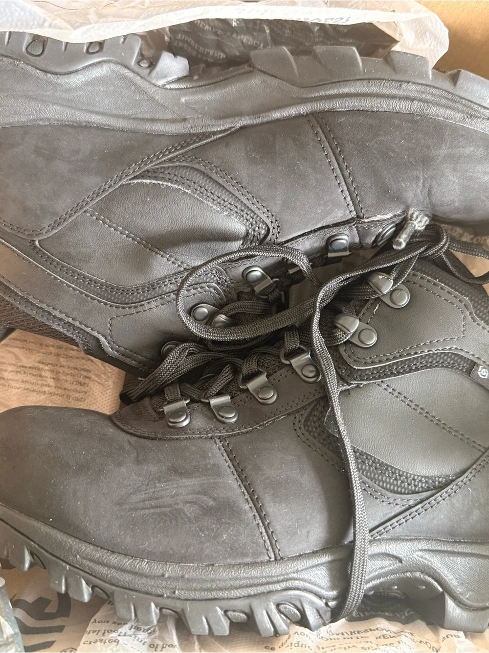 Timberland Black Waterproof Mid Hiker Boots